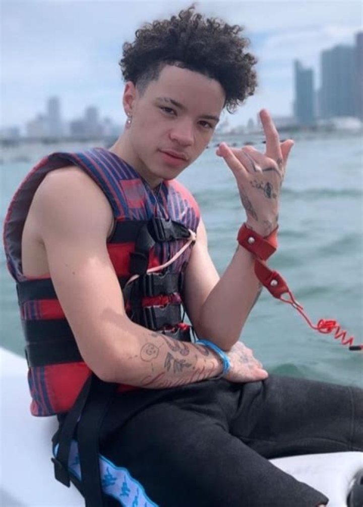 Lil Mosey as seen while posing for the camera