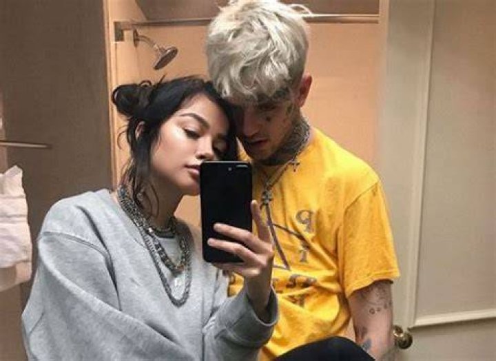 Lil Peep and Arzaylea Rodriguez as seen in November 2017