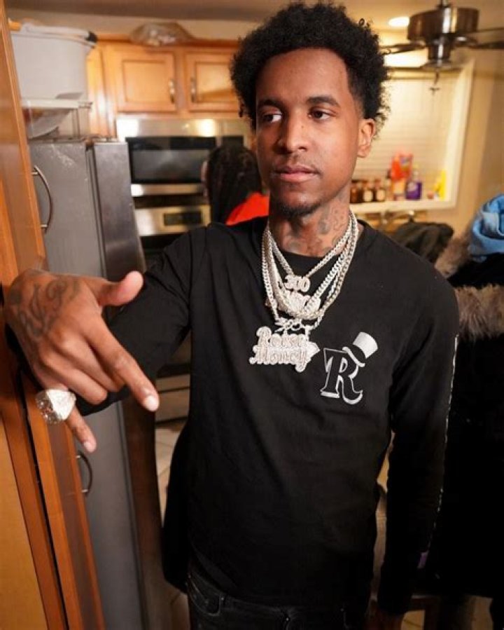 Lil Reese as seen while posing for the camera in Chicago, Illinois, United States in July 2019
