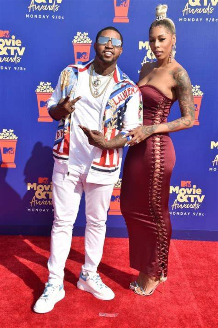 Lil Scrappy and Bambi Benson at the All White Dusse Affair in May 2016