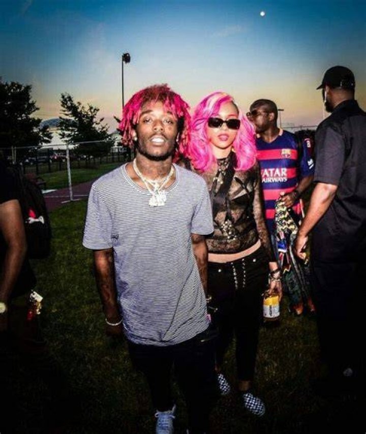 Lil Uzi Vert and Brittany Byrd at a public event in 2016