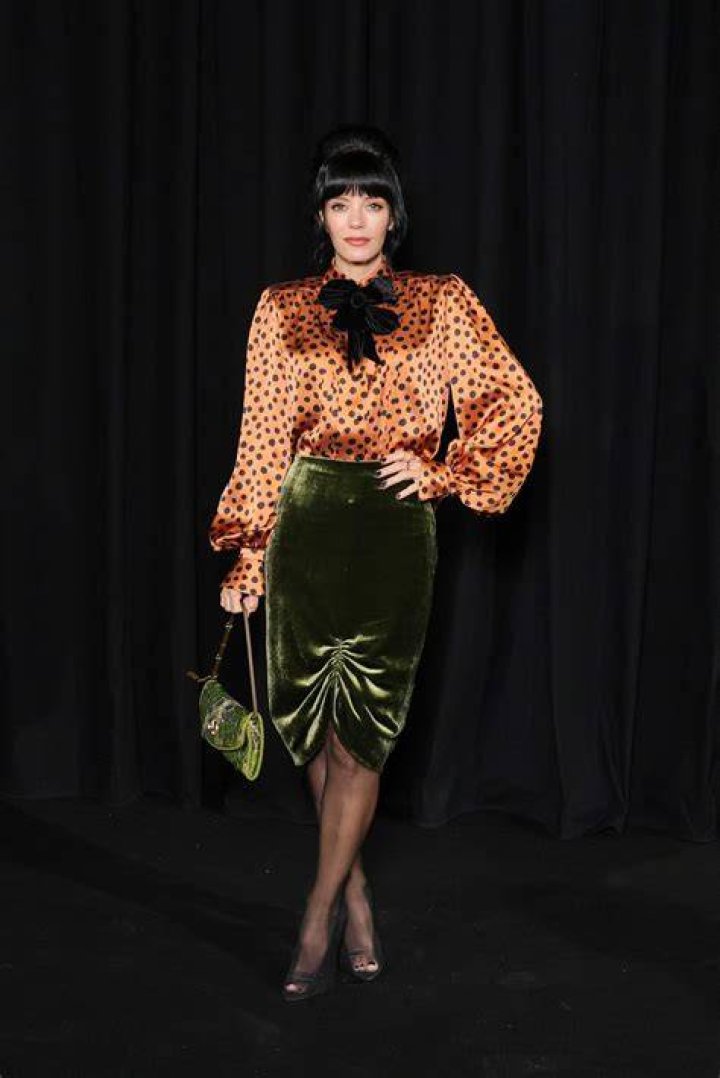 Lily Allen at Paris Fashion Week 2014