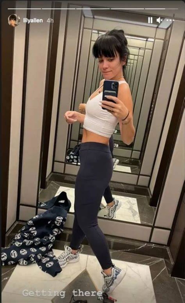 Lily Allen fitness
