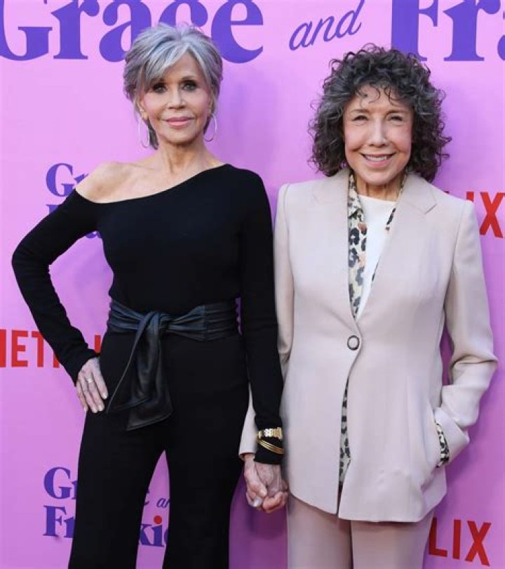 Lily Tomlin (Right) with Coco Peru in April 2010