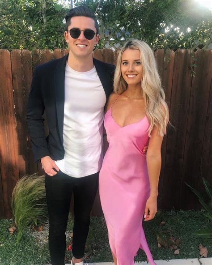 Lindsay Brewer and Drew Solomon as seen in May 2020