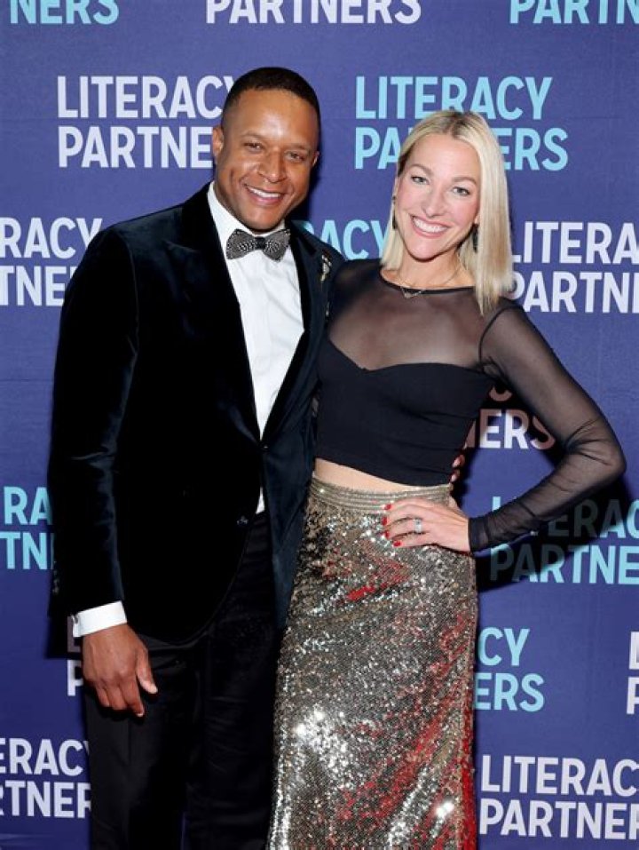 Lindsay Czarniak with her husband Craig Melvin as seen in October 2019