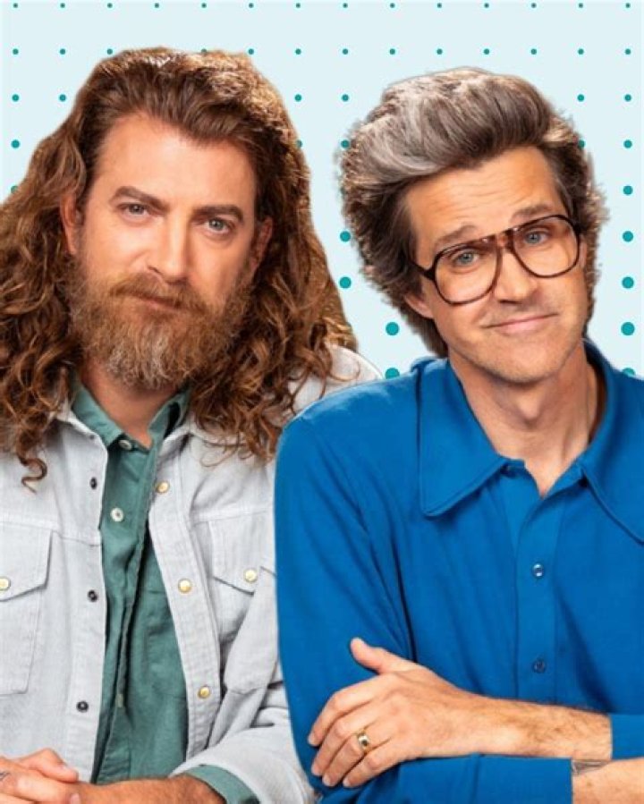Link Neal (Right) and Rhett McLaughlin speaking at the 2014 VidCon