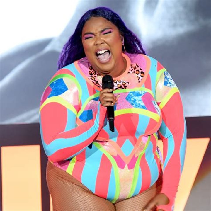 Lizzo singing at Day Two of Boston Calling in May 2016