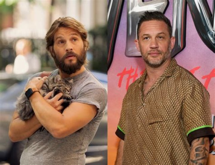 Logan Marshall-Green with his children as seen in August 2017