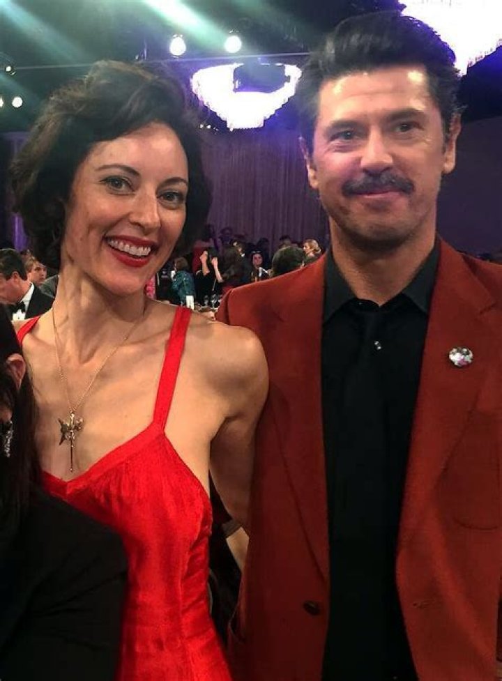 Lola Glaudini and husband Stuart England in Vogue Magazine