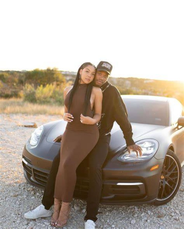 Lonnie Walker and Emily Miller, as seen in November 2021