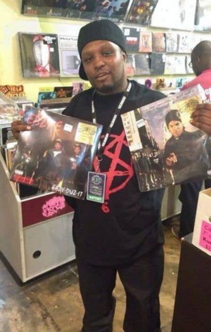 Lord Infamous as seen while smiling for a picture