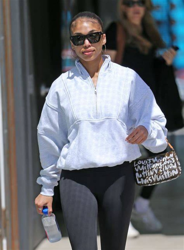 Lori Harvey as seen in March 2018