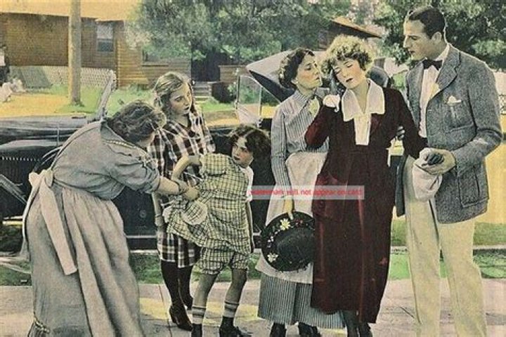 Louis Calhern and Claire Windsor as seen in 'The Blot' (Lois Weber Productions, 1921)