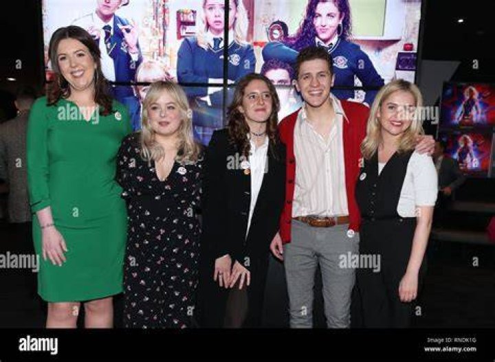 Louisa Harland (second from left) as seen enjoying with her friends in March 2019
