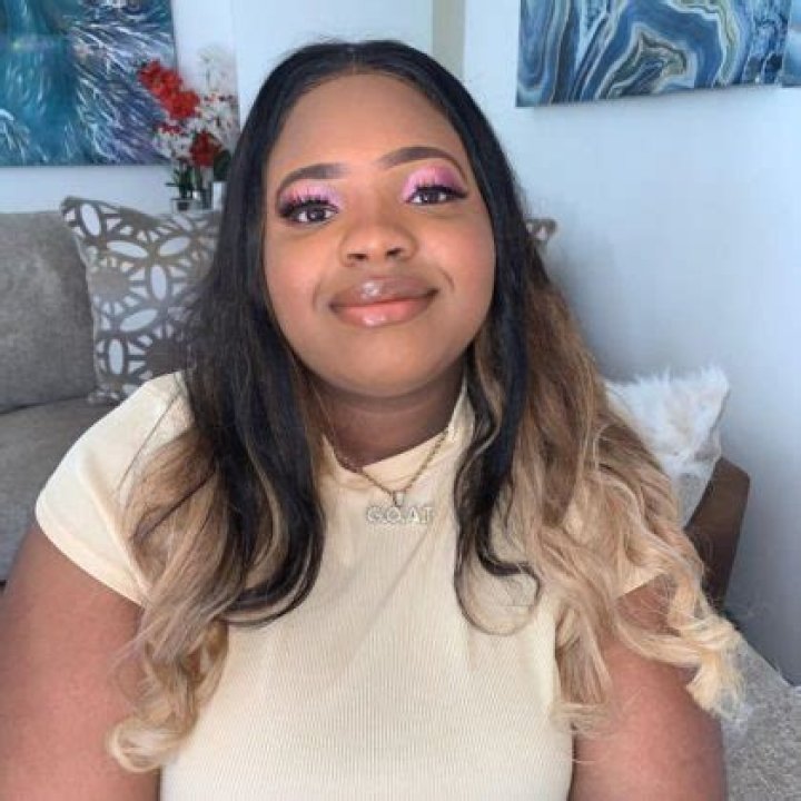 Lovely Peaches as seen in a selfie of her taken in April 2020