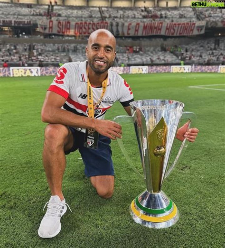 Lucas Moura in an Instagram post as seen in May 2018