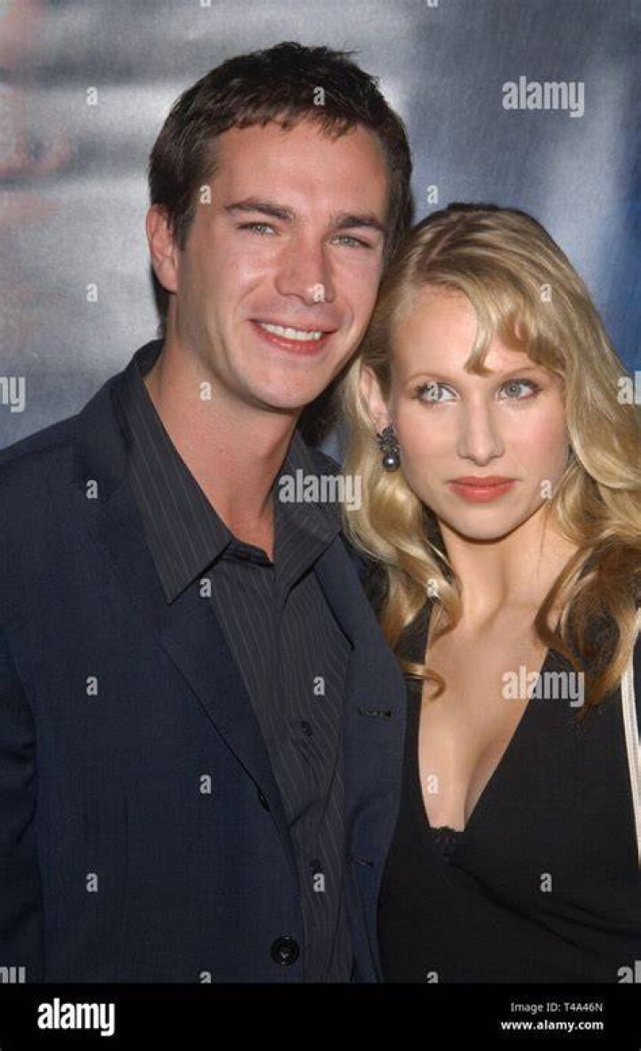 Lucy Punch and James D&rsquo;Arcy at the post-premiere party of Master and Commander in November 2003