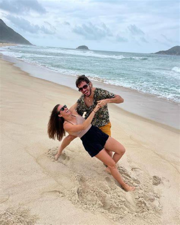 Luisa Stefani and Guilherme Pachane, as seen in September 2022