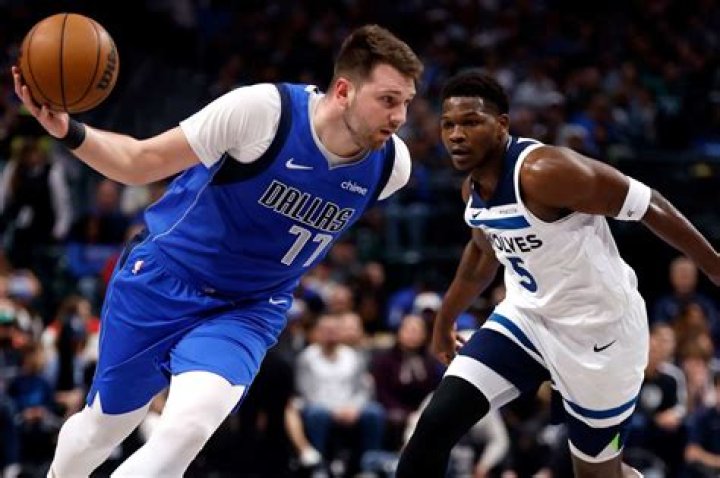 Luka Dončić with the Minnesota Timberwolves pictured while coming out onto the court before a game against the Portland Trail Blazers on December 4, 2018