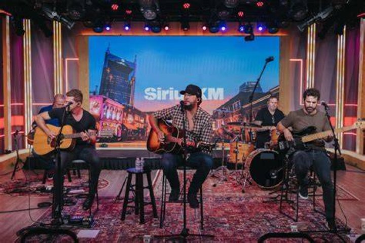 Luke Bryan at the SiriusXM's The Highway Channel broadcast event in May 2017