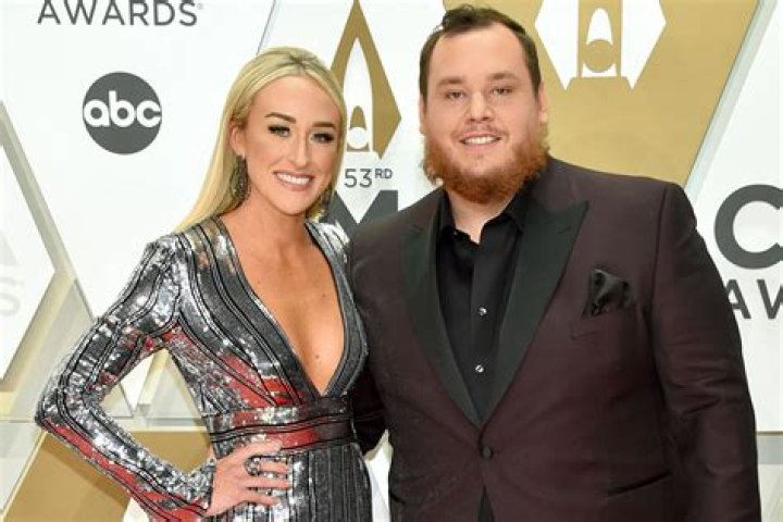 Luke Combs and Nicole Hocking as seen in November 2018