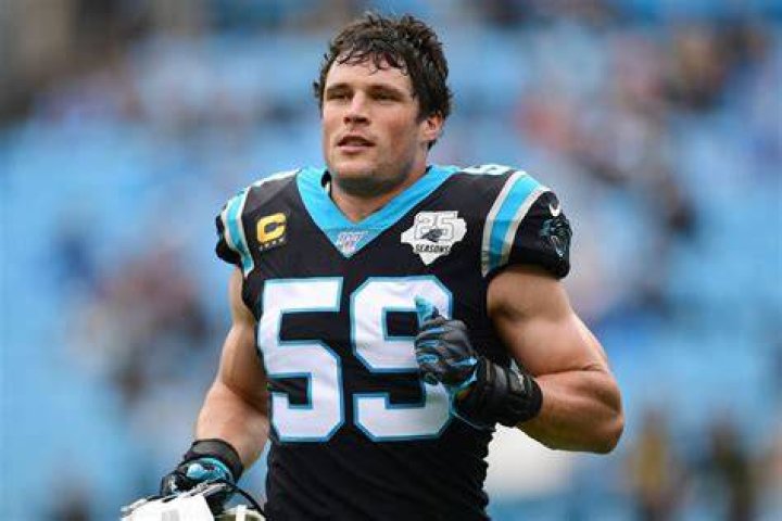 Luke Kuechly at the NFL Awards Ceremony