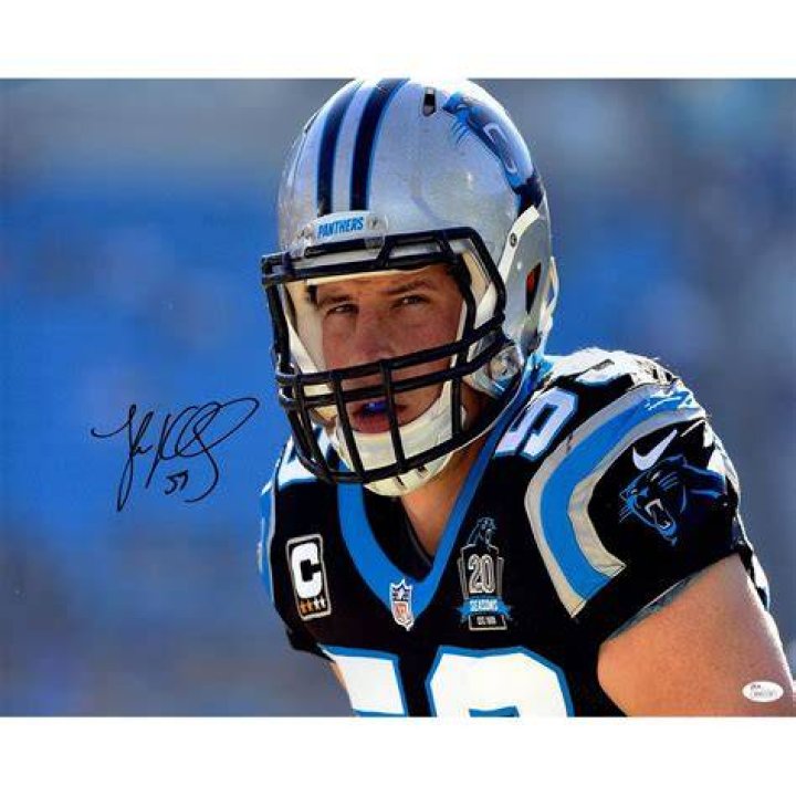 Luke Kuechly close up