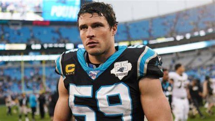 Luke Kuechly on the fields