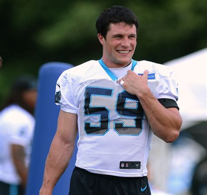 Luke Kuechly training