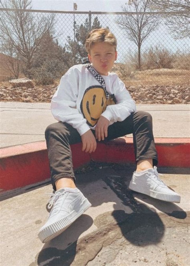 Luke Nelson as seen in a picture that was taken in March 2021
