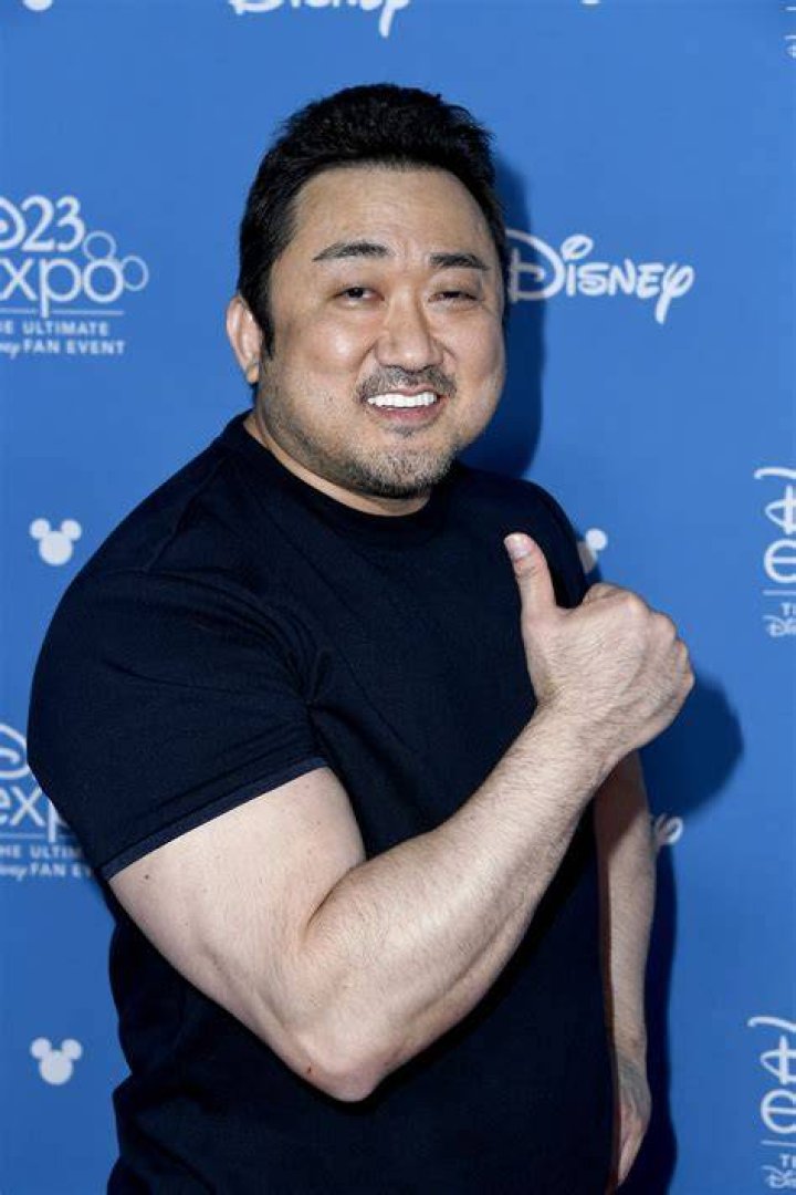 Ma Dong-seok as seen in a picture in May 2016