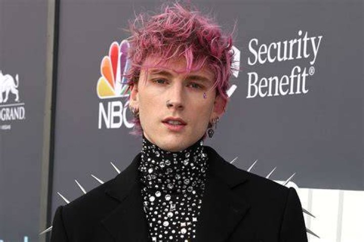 Machine Gun Kelly at the Z100's Jingle Ball in December 2016