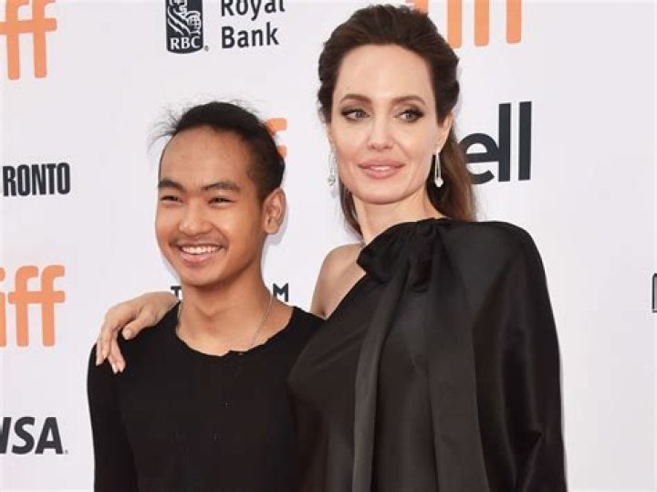 Maddox Jolie-Pitt seen at the film premiere of Maleficent in 2014
