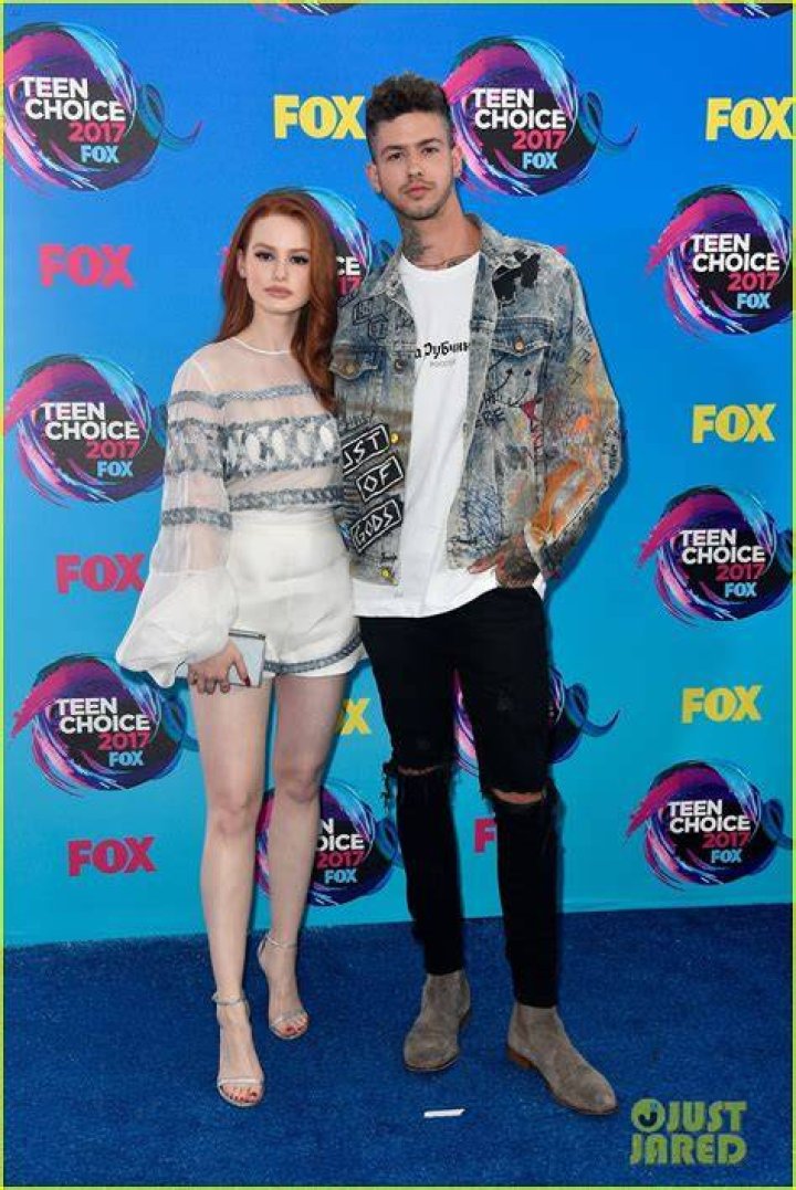 Madelaine Petsch wishing her boyfriend Travis Mills a Happy Birthday in April 2018