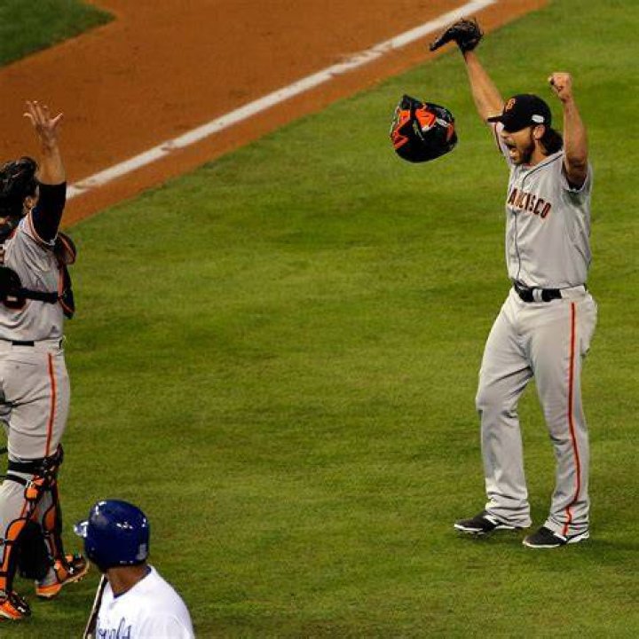 Madison Bumgarner during a game that was taken on September 3, 2013