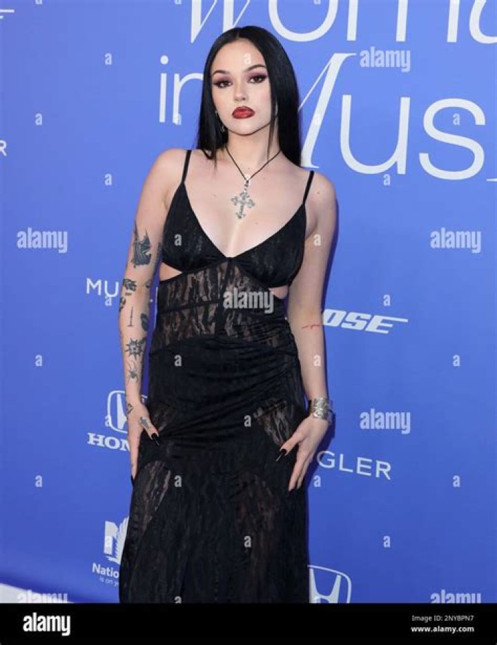Maggie Lindemann in March 2023 performing at San Diego California