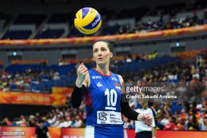 Maja Ognjenovic in action during day five of the FIVB World Grand Prix Sapporo 2013