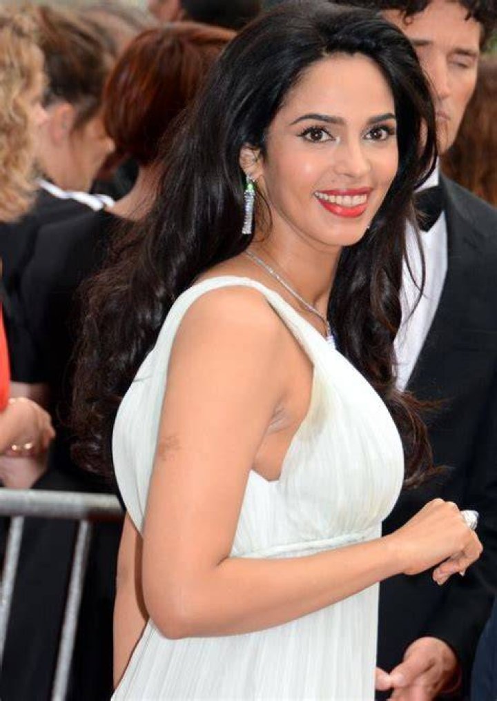 Mallika Sherawat at the Cannes Film Festival in May 2014