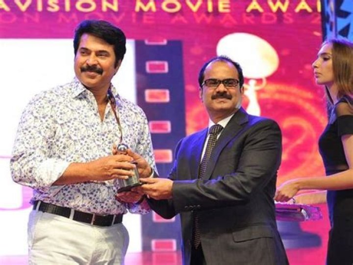 Mammootty at Asiavision Awards in 2013