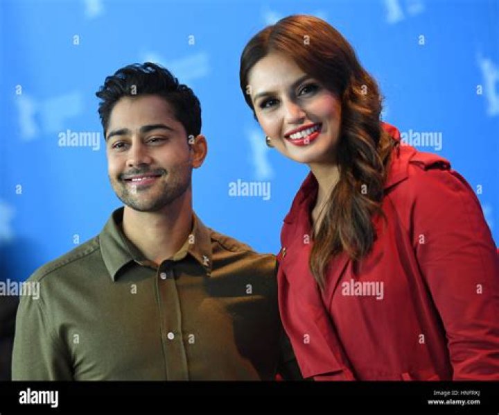 Manish Dayal and Huma Qureshi presenting the movie Viceroy's House at the Berlinale 2017