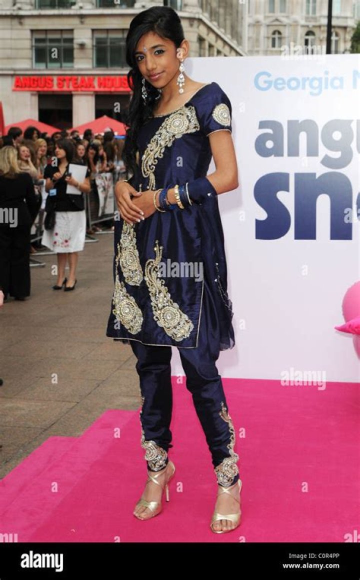 Manjeeven Grewal during the opening of her drama school