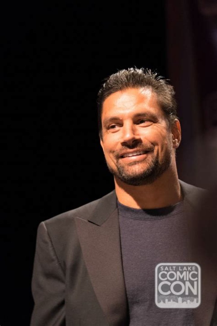 Manu Bennett at Salt Lake City, Utah with Chuck Norris in 2018