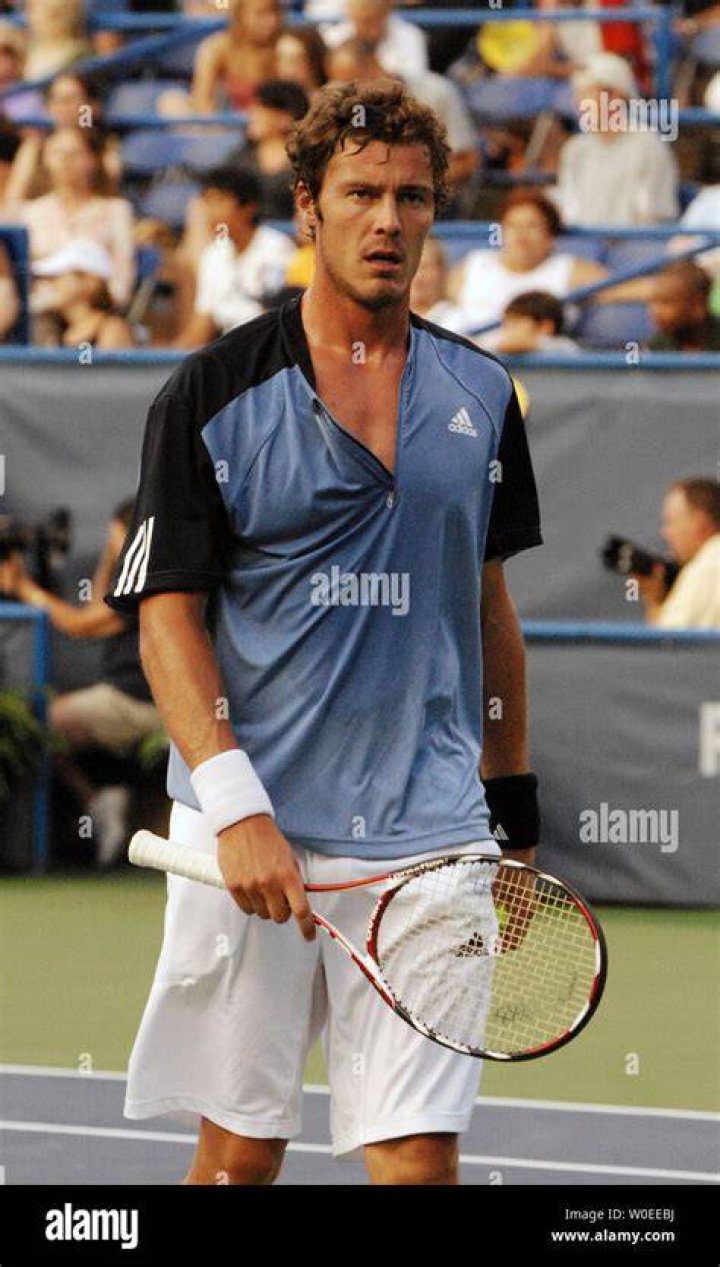 Marat Safin during a match in August 2008