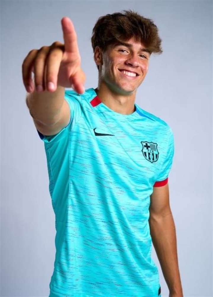 Marc Guiu as seen in a picture that was taken in September 2023, at the Ciutat Esportiva Joan Gamper