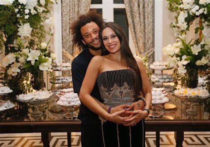 Marcelo Vieira, his wife and son at the FIFA Ballon d’Or Gala 2015 on January 11, 2016 in Zurich, Switzerland