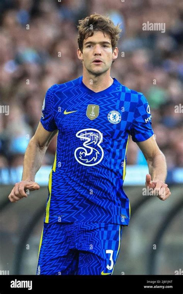 Marcos Alonso during a game for Chelsea in 2017