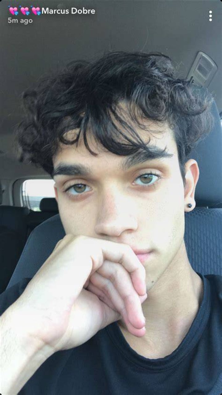 Marcus Dobre in a selfie in December 2017