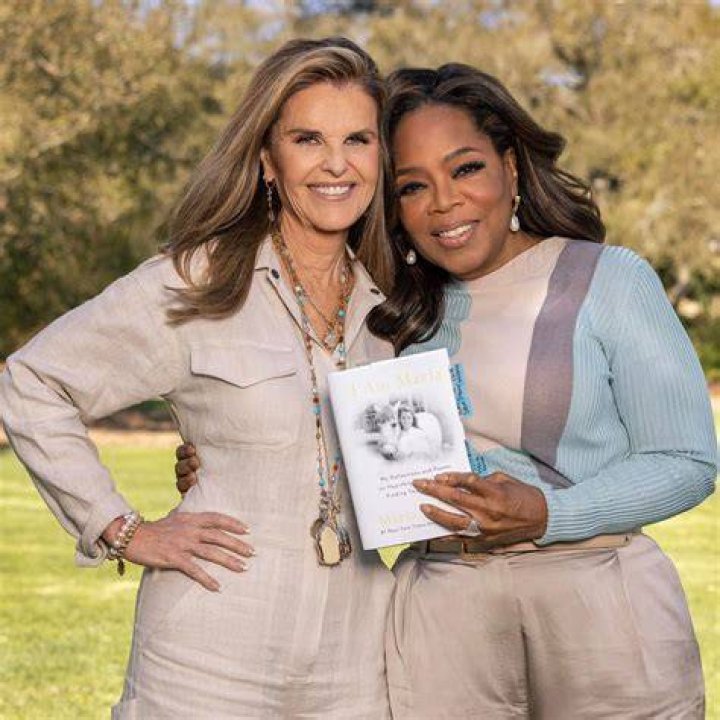 Maria Shriver (Right) with Oprah Winfrey celebrating Oprah's birthday in 2018