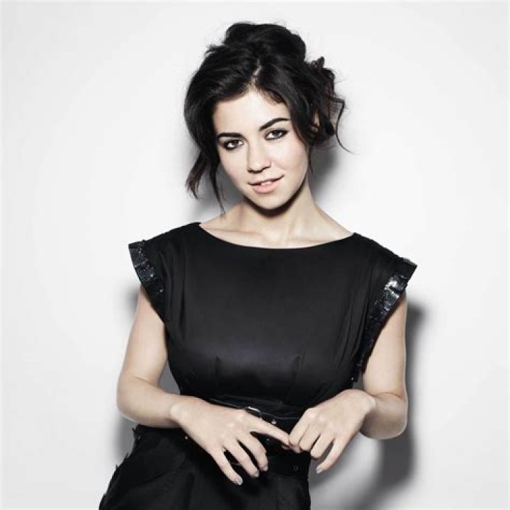 Marina Diamandis of Marina and the Diamonds arrives at The Olympia Theatre Stage Door.